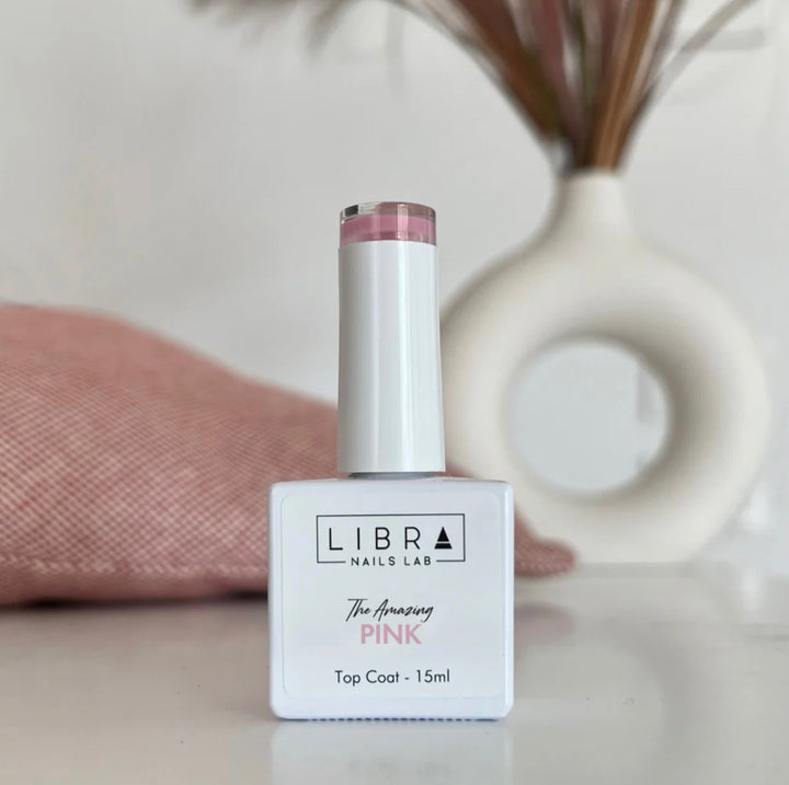 The Amazing Pink - No Wipe glossy top coat HEMA/TPO free - 15ml