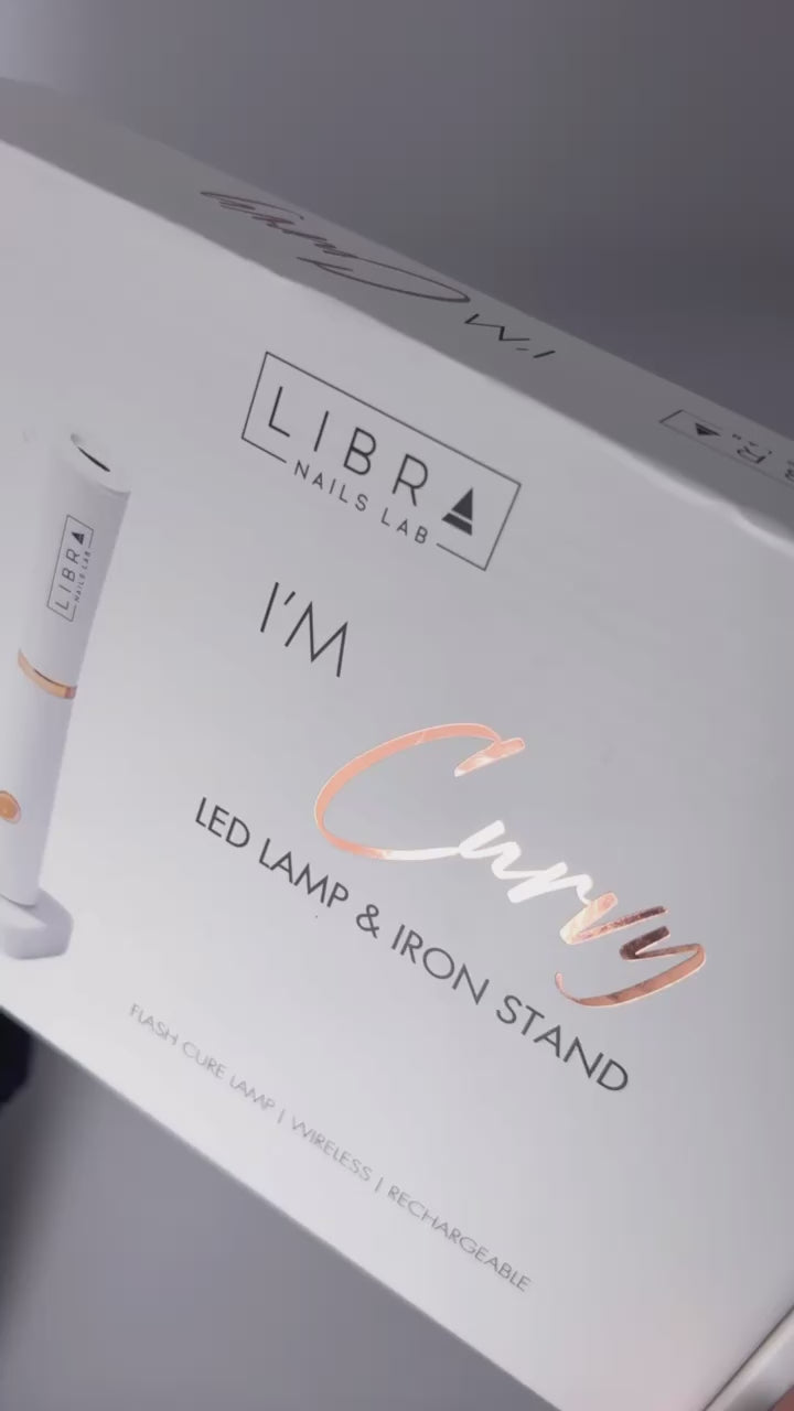 ''CURVY'' - Mini UV/LED Lamp + Lamp Stand