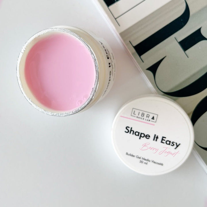 Shape It Easy - Berry Jogurt - Medium Viscosity Builder Gel - 30ml - Elegance Beauty