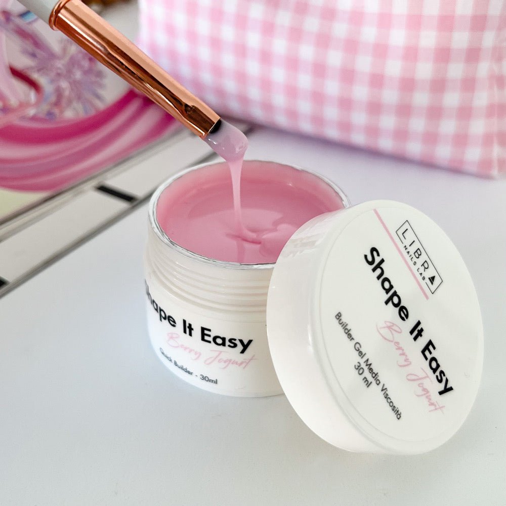 Shape It Easy - Berry Jogurt - Medium Viscosity Builder Gel - 30ml - Elegance Beauty