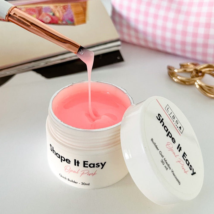 Shape It Easy - Opal Pink - Medium Viscosity Builder Gel - 30ml - Elegance Beauty