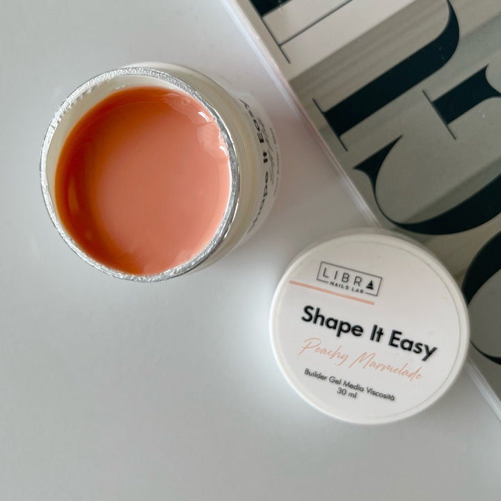 Shape It Easy - Peachy Marmelade - Medium Viscosity Builder Gel - 30ml - Elegance Beauty