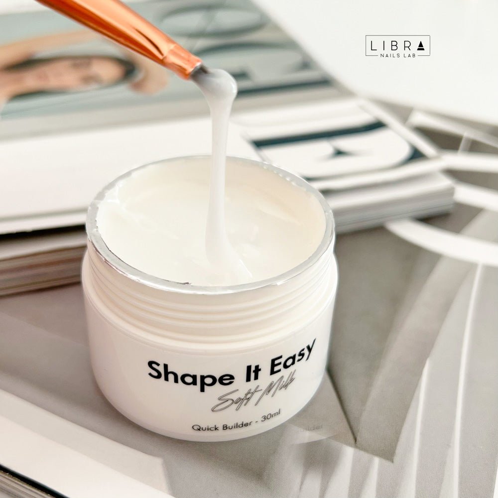 Shape It Easy - Soft Milk - Medium Viscosity Builder Gel - 30ml - Elegance Beauty