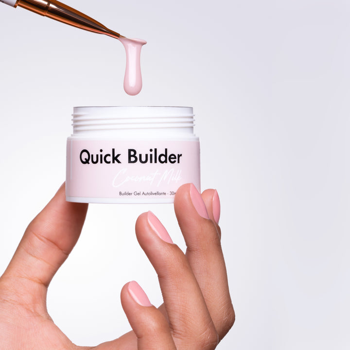 Quick Builder - Coconut Milk - Self Levelling Builder Gel - 30ml HEMA/TPO free