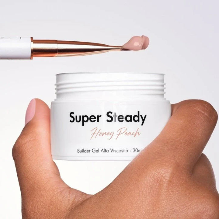 Super Steady - Honey Peach - High  Viscosity Builder Gel - 30ml HEMA/TPO free