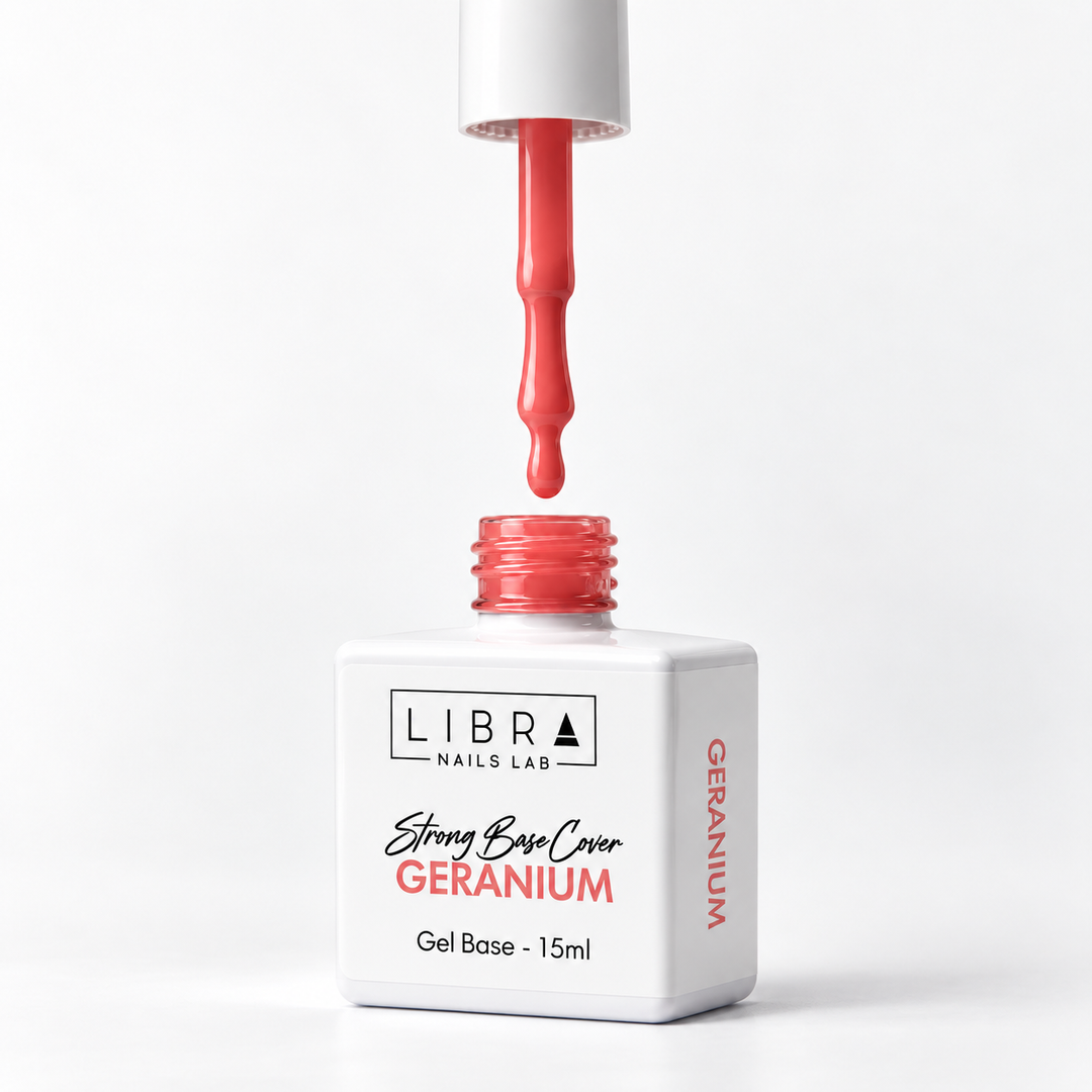 Geranium – Strong Base Cover Coloré sans HEMA/TPO 15 ml