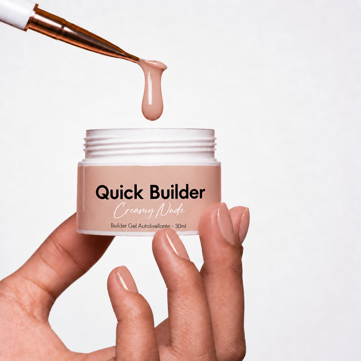 Creamy Nude – Quick Builder – Gel de Construction Auto-Égalisant sans HEMA/TPO 30 ml