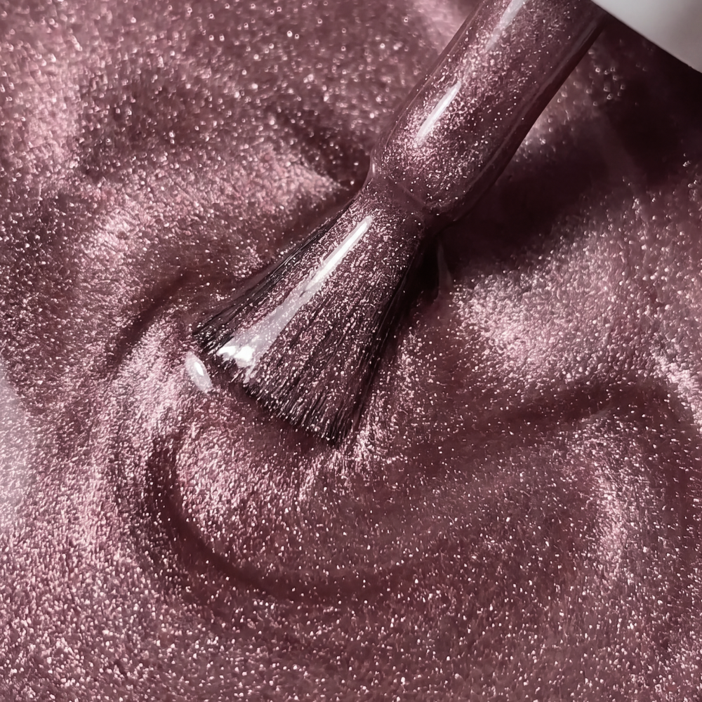 Texture du vernis Cat Eye Mohair (mauve sophistiqué) – collection Late October