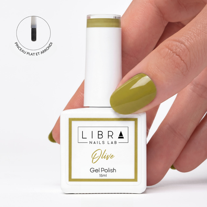 Olive – Vernis Semi-Permanent sans HEMA/TPO 15 ml