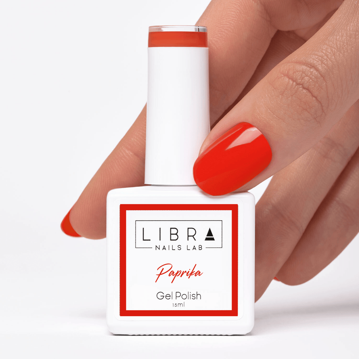 Vernis semi-permanent Paprika sans HEMA/TPO - Libra Nails Lab
