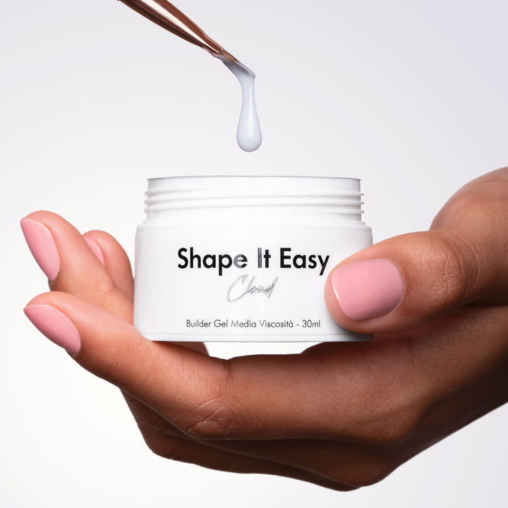 Shape It Easy - Cloud - Medium Viscosity Builder Gel - 30ml HEMA/TPO free
