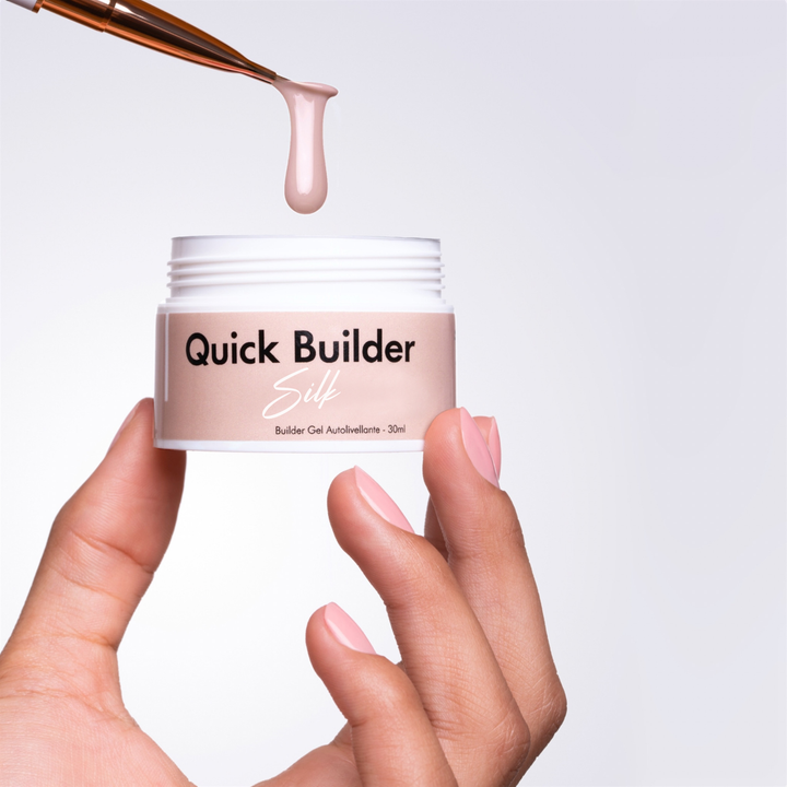 Quick Builder - Silk - Self Levelling Builder Gel - 30ml HEMA/TPO free