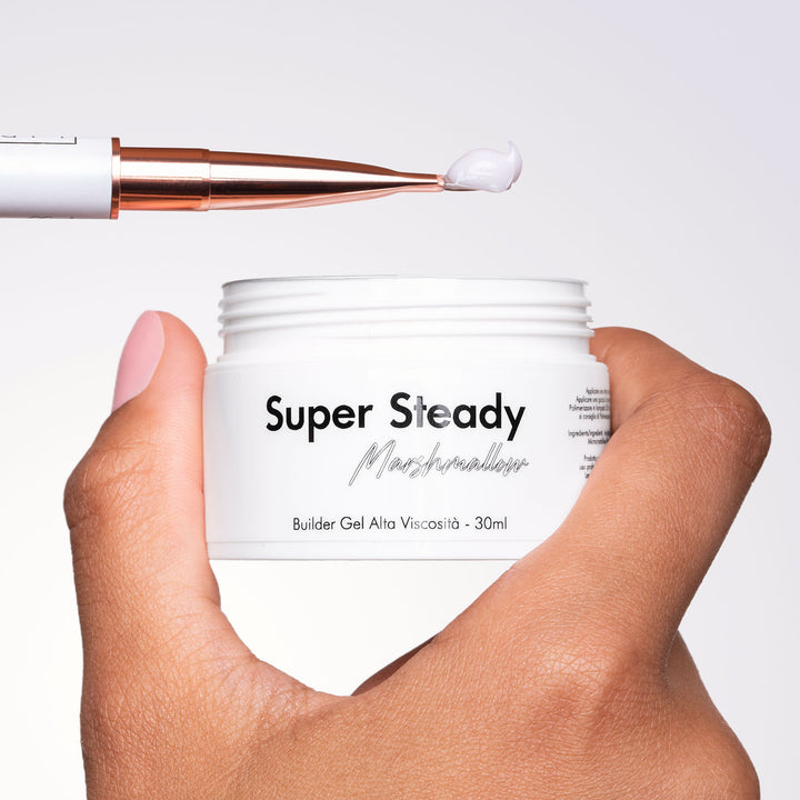 Super Steady - Marshmallow - High  Viscosity Builder Gel - 30ml HEMA/TPO free