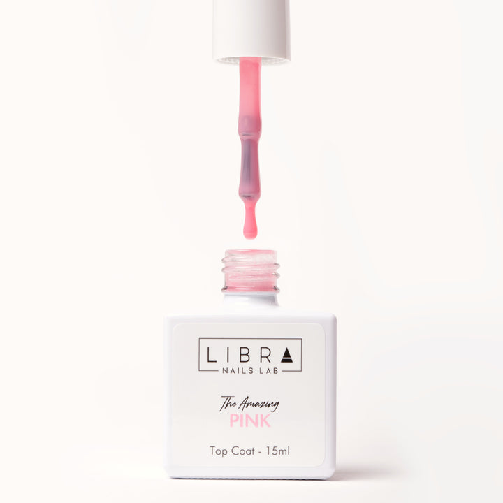 The Amazing Pink - No Wipe glossy top coat HEMA/TPO free - 15ml