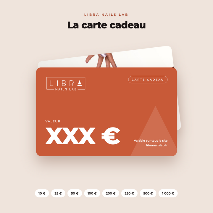 Carte cadeau Libra Nails Lab à offrir
