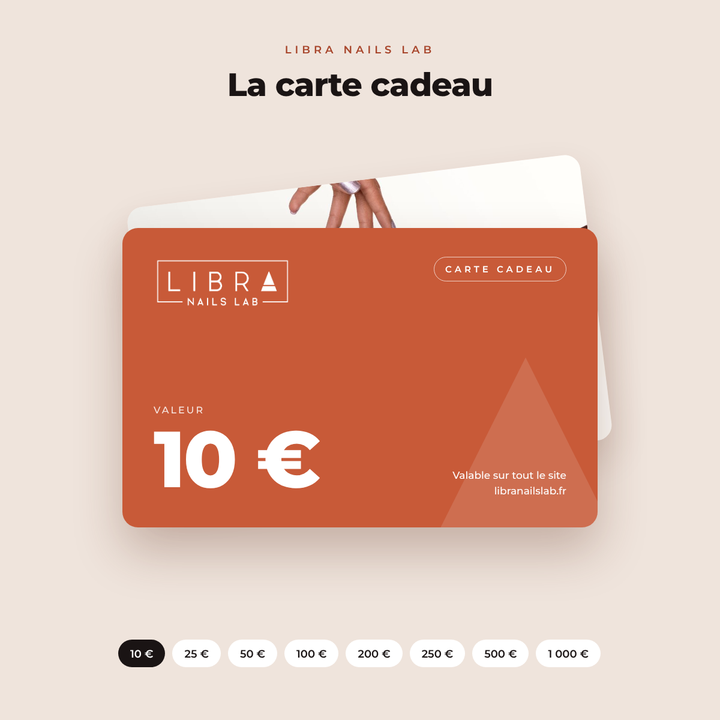 Carte cadeau Libra Nails Lab 10 €