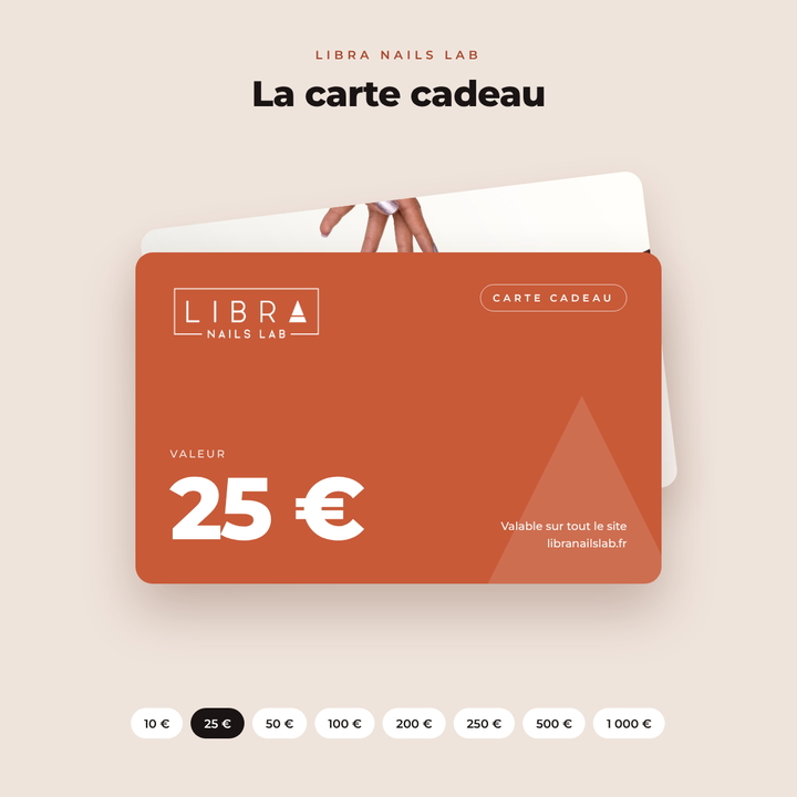 Carte cadeau Libra Nails Lab 25 €