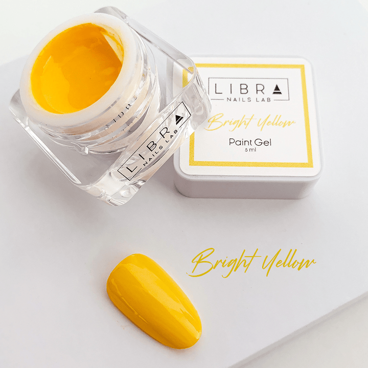 Bright Yellow - HEMA FREE Paint Gel 5ml - Elegance Beauty