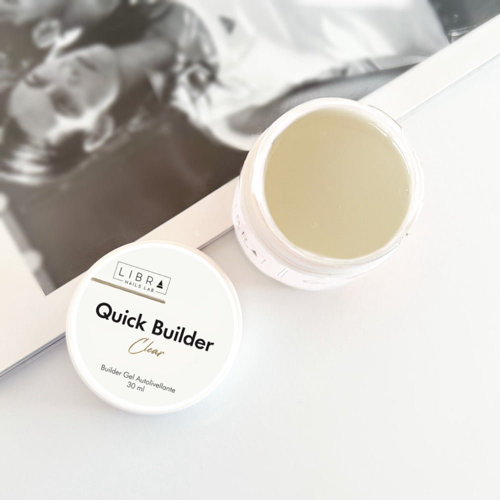 Quick Builder - Clear - Self Levelling Builder Gel - 30ml - Elegance Beauty