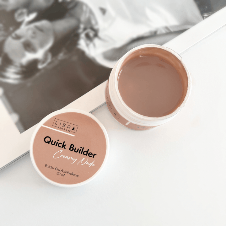 Creamy Nude - Quick Builder Gel de Construction sans HEMA/TPO - Libra Nails Lab