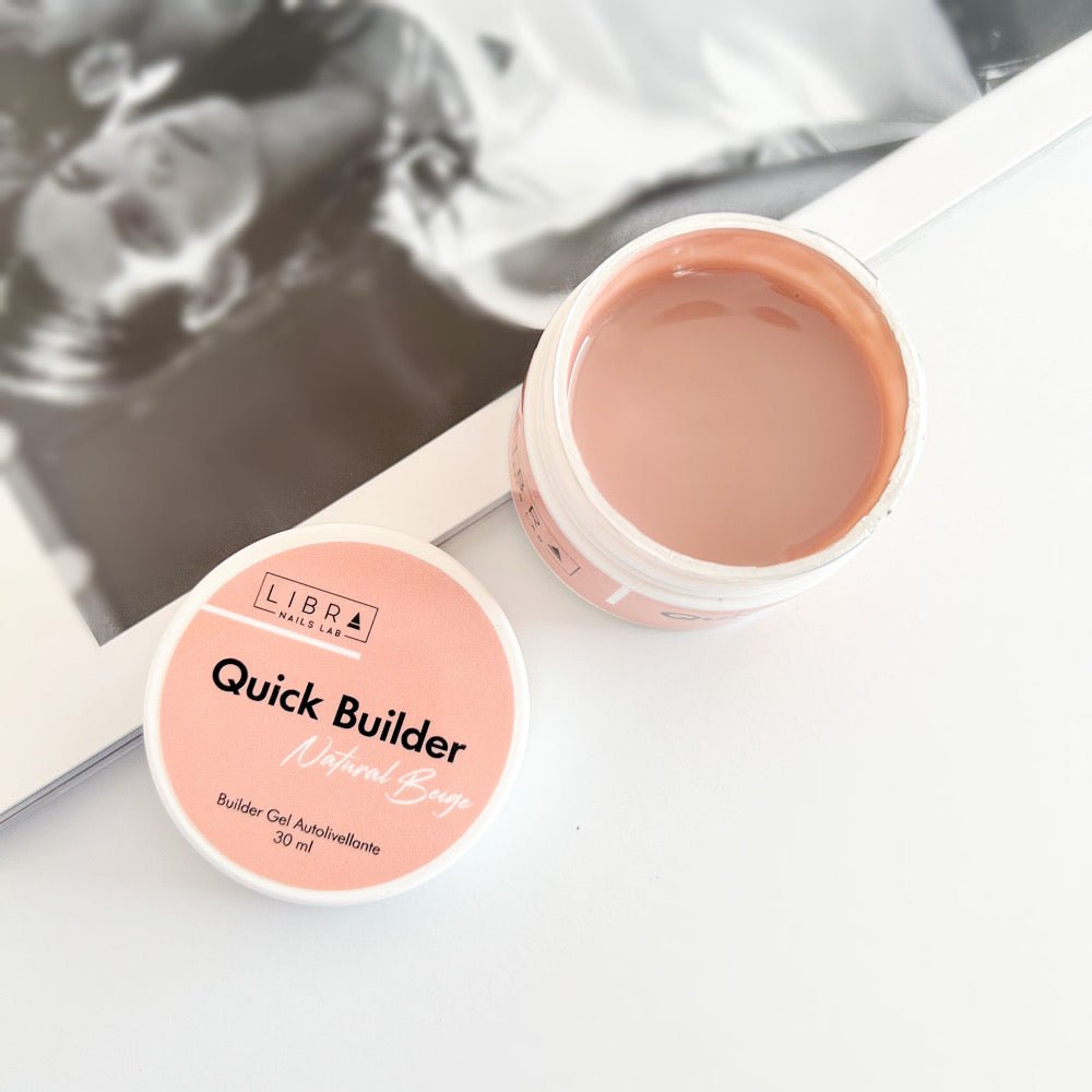 Quick Builder - Natural Beige - Self Levelling Builder Gel - 30ml - Elegance Beauty